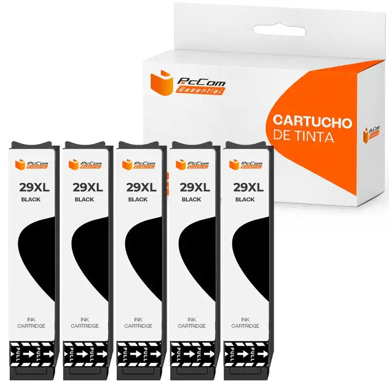 Pccom Essential Cartucho Tinta Compatible Epson T2991/T2981/29XL Negro Pack 5