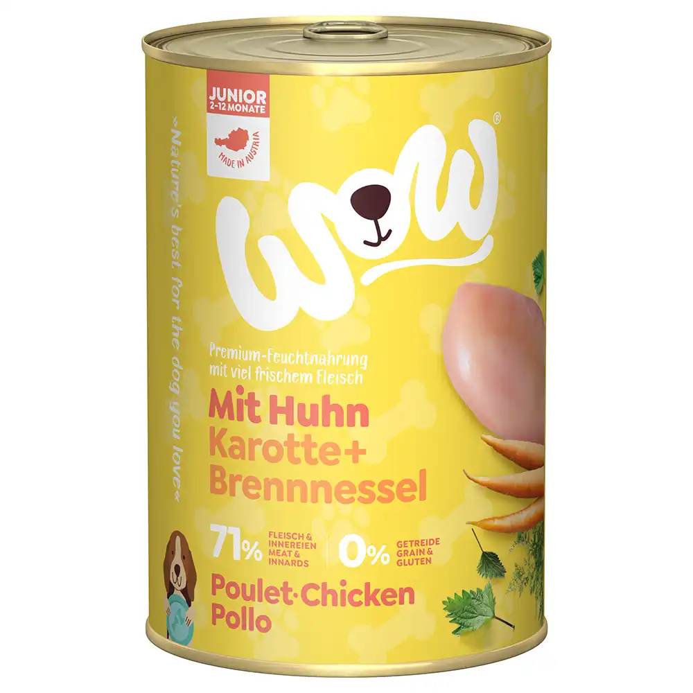 WOW Junior, con pollo - 12 x 400 g