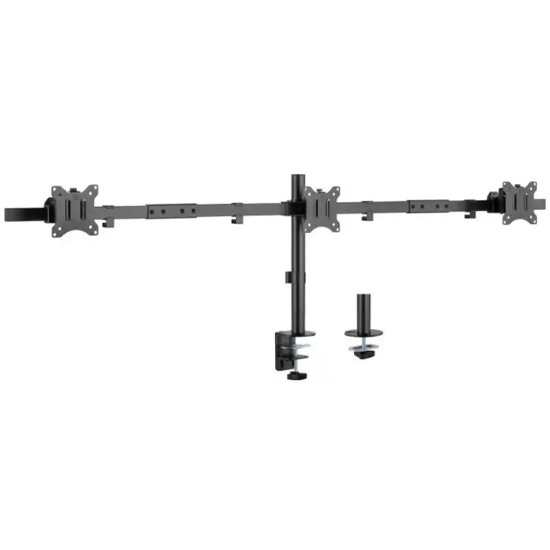 Equip 650158 Soporte Monitor de Mesa 3 Pantallas 17"-32" VESA 100x100mm 7KG Negro