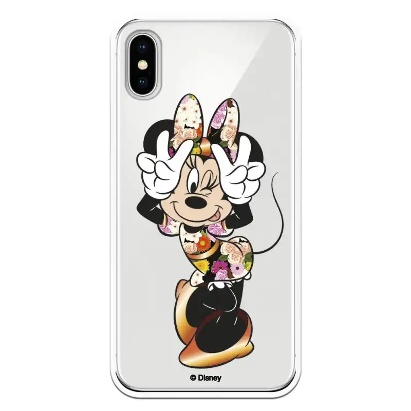 Funda Oficial Clásicos de Disney Minnie Posando para iPhone X