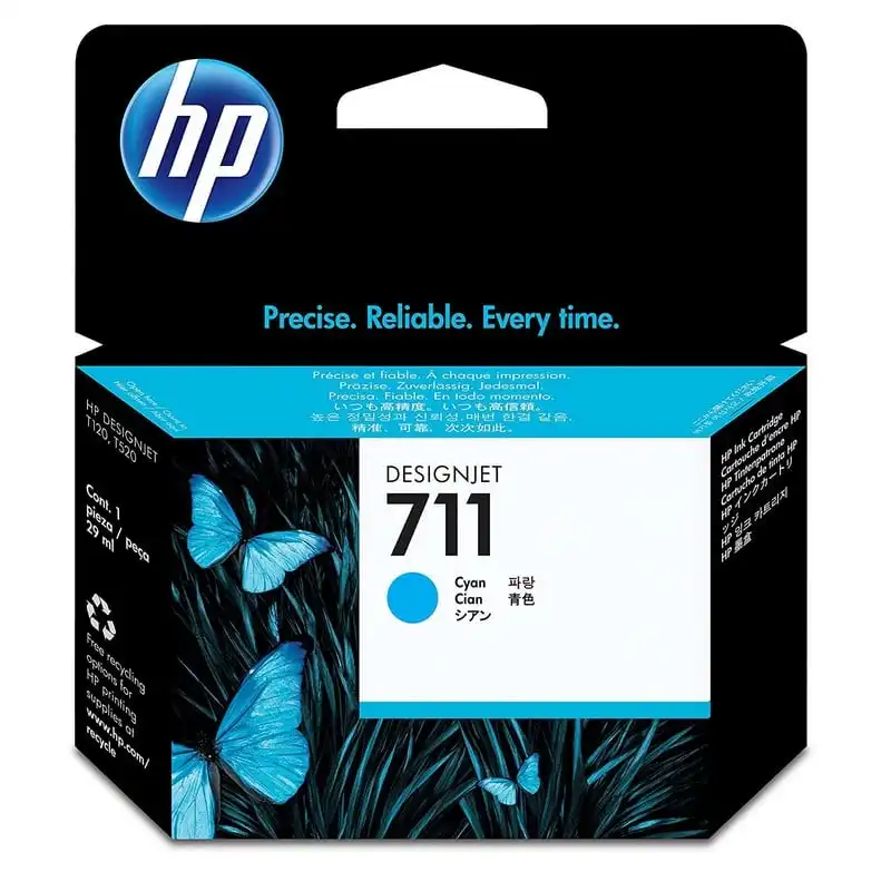 HP Nº711 Cartucho de Tinta Original Cian