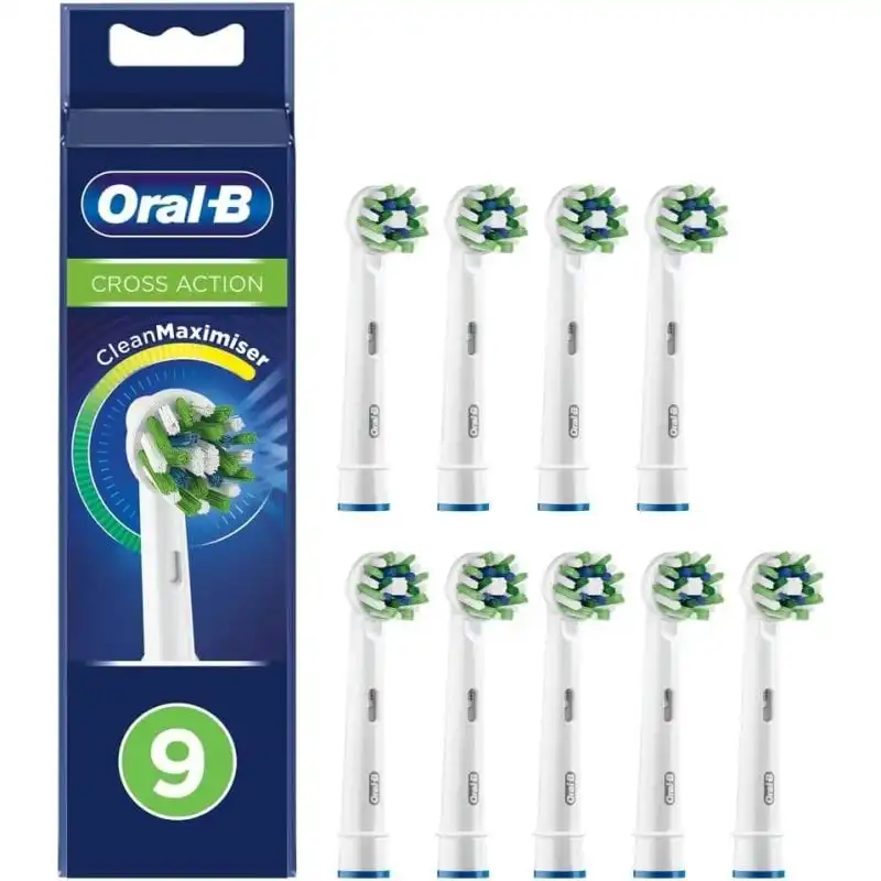 Oral-B Pack de 9 Cabezales para Cepillo de Dientres Eléctrico