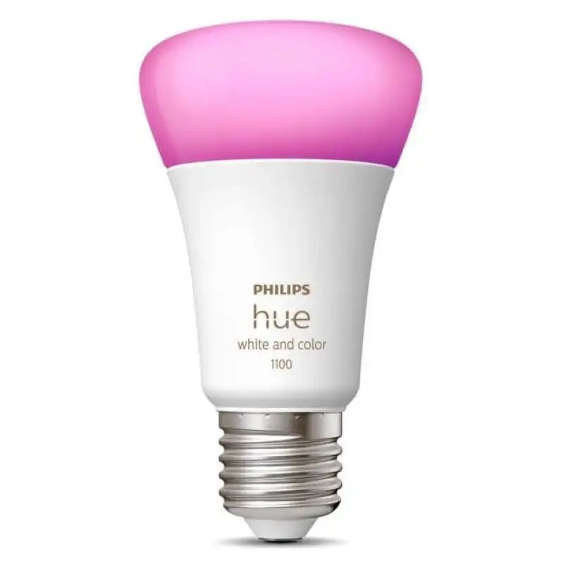 Philips Hue White and Color Ambiance Bombilla LED Inteligente E27 9W RGB