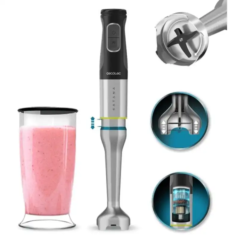 Cecotec Katana 15 Jar G Batidora de Mano 1500W