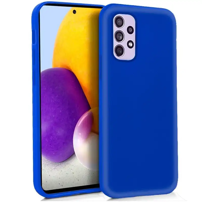 Cool Funda Silicona Azul para Samsung Galaxy A72