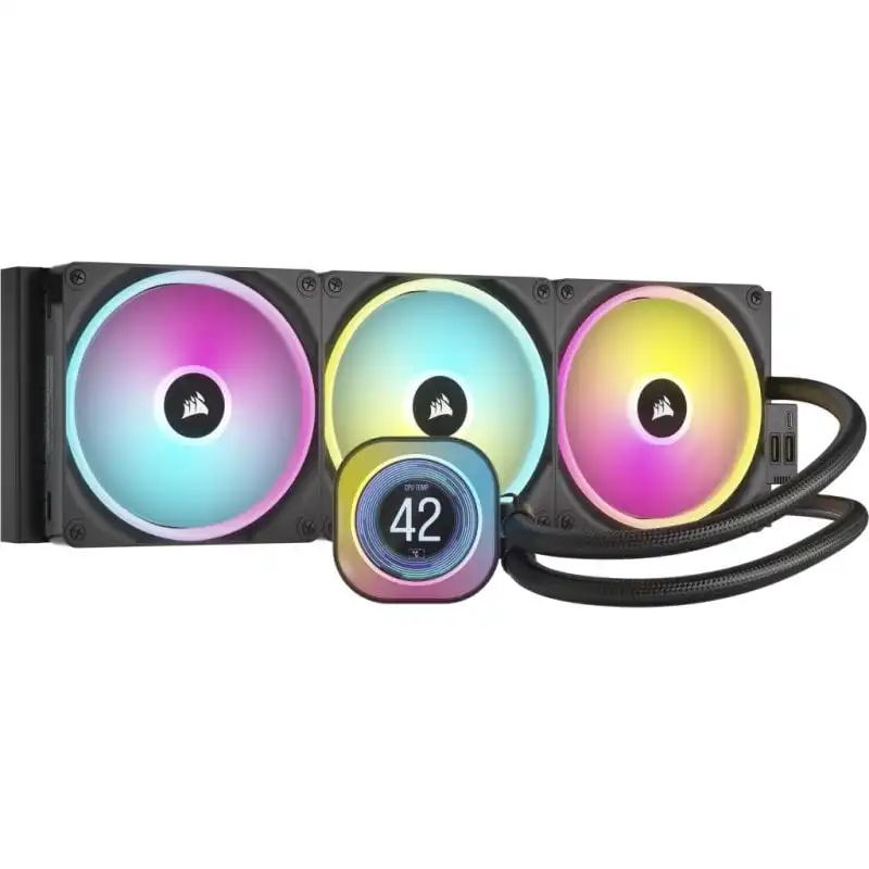 Corsair CPU iCUE LINK H170i LCD Kit de Refrigeración Líquida 420mm Negro
