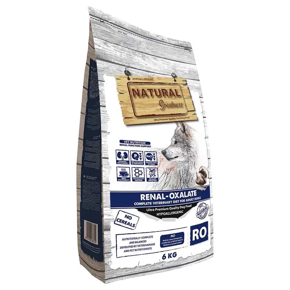Natural Greatness Diet Vet Renal-Oxalate pienso para perros - 6 kg
