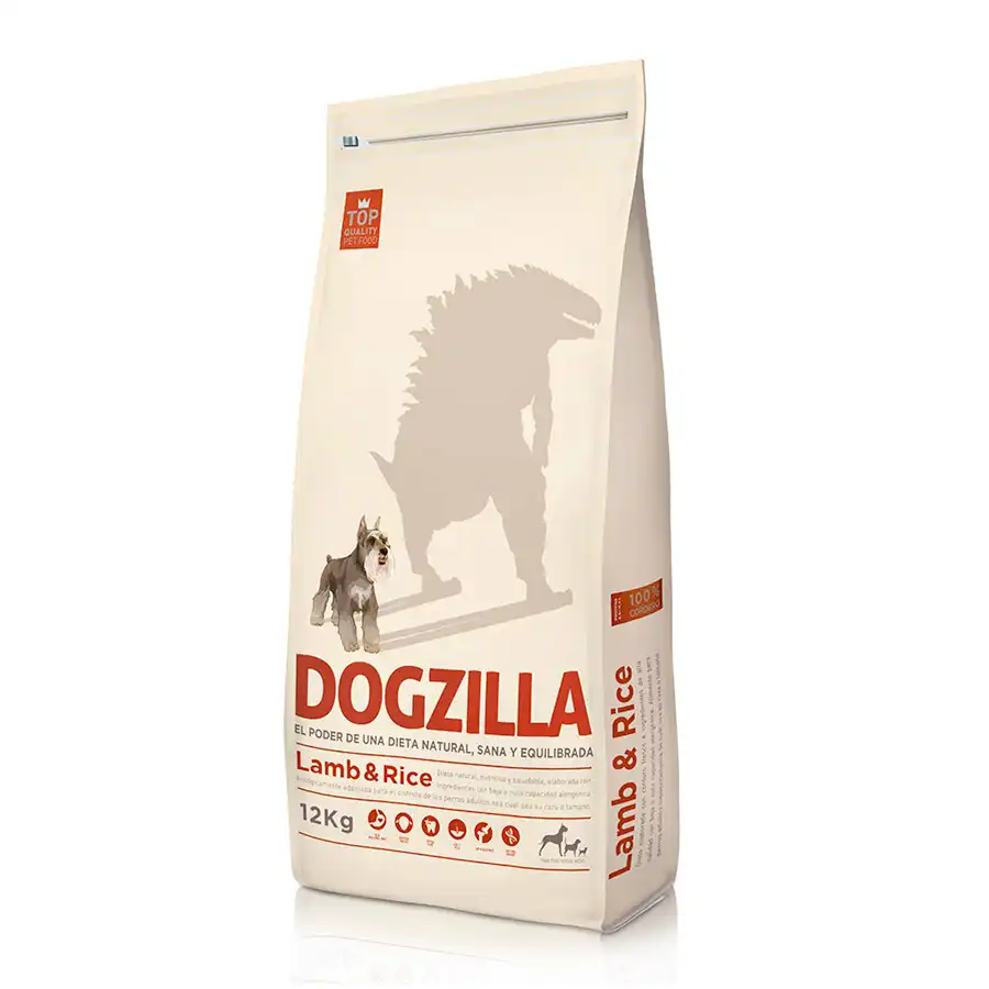 Dogzilla Adult Cordero y Arroz pienso