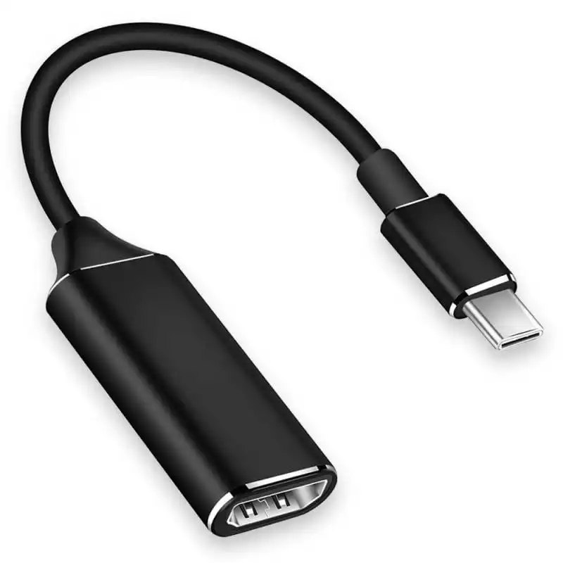Ociodual Adaptador de USB Tipo C 3.1 a HDTV 2.0 M/H XHD 60Hz Negro para Ordenador Portátil TV