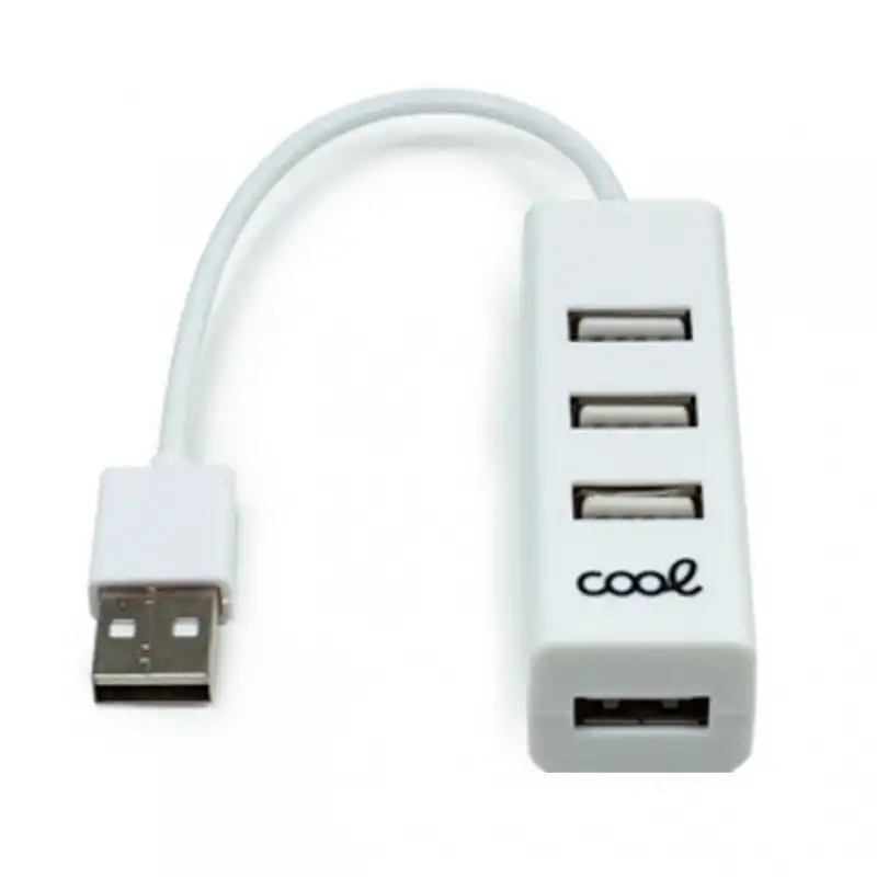 Cool Hub USB a 4x USB Blanco