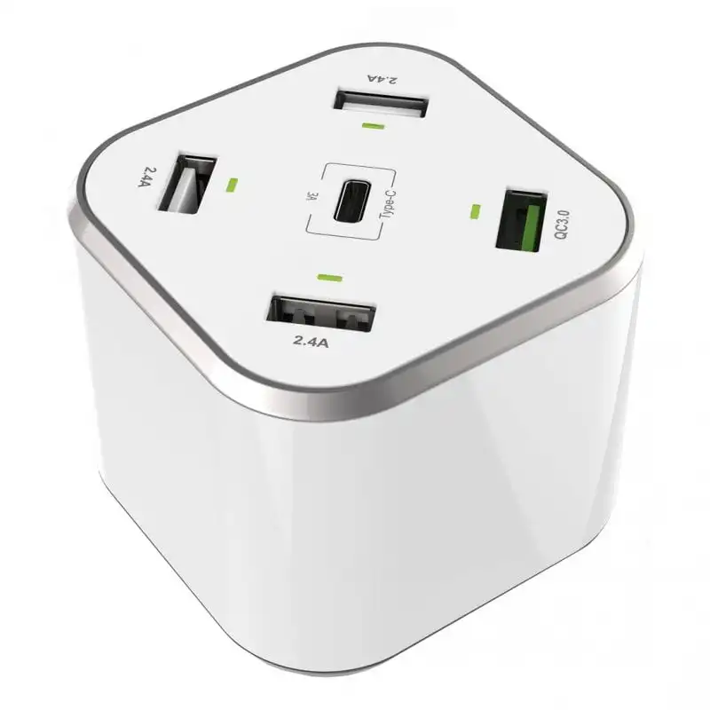Aisens ASCH-5PQC-W Hub de Carga USB-C/4xUSB 48W Blanco