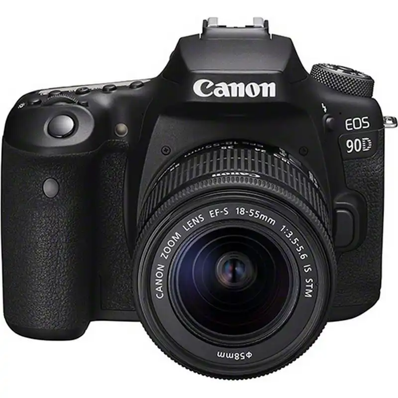 Canon 90D 32MP WiFi + Objetivo EF-S 18-55mm F3.5-5.6 IS USM