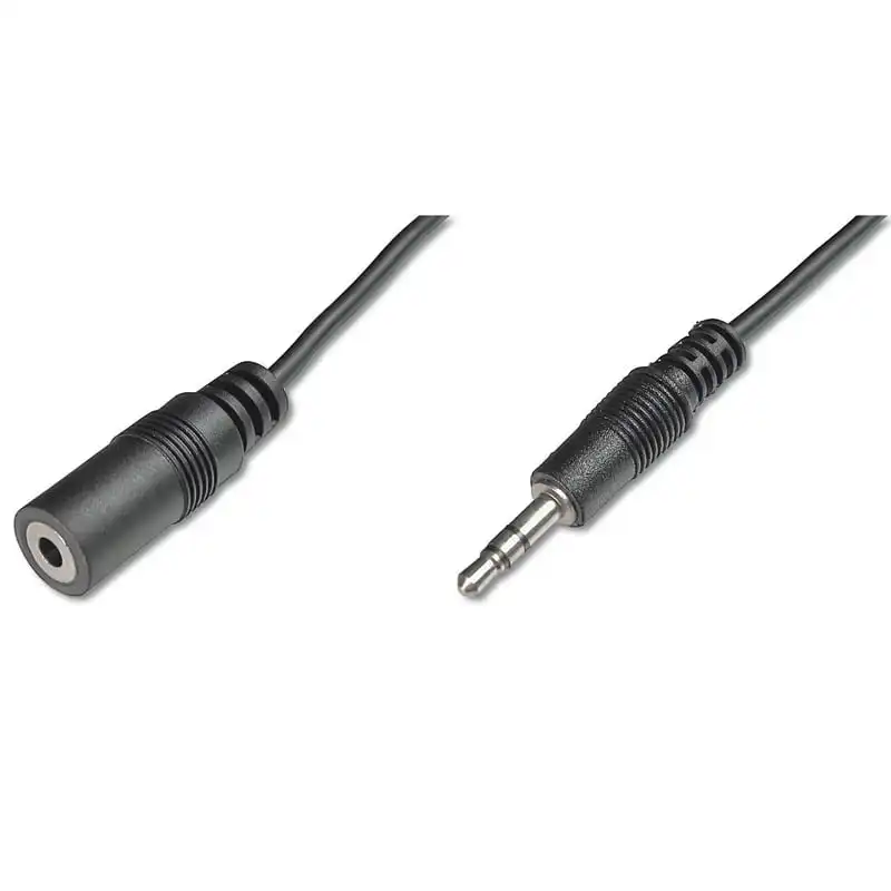 Digitus Cable Extensor de Audio Jack 3.5mm 1.5m Negro