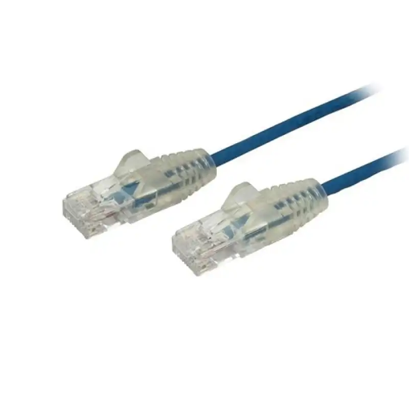 Startech N6PAT200CMBLS Cable de Red Cat6 Delgado RJ-45 sin Enganches 2m Azul