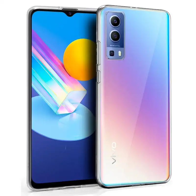 Cool Funda Silicona Transparente para Vivo Y72 5G
