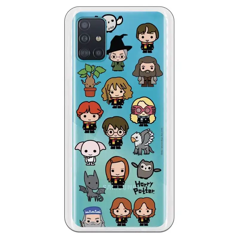 Funda Oficial de Harry Potter Personajes Iconos para Samsung Galaxy A51