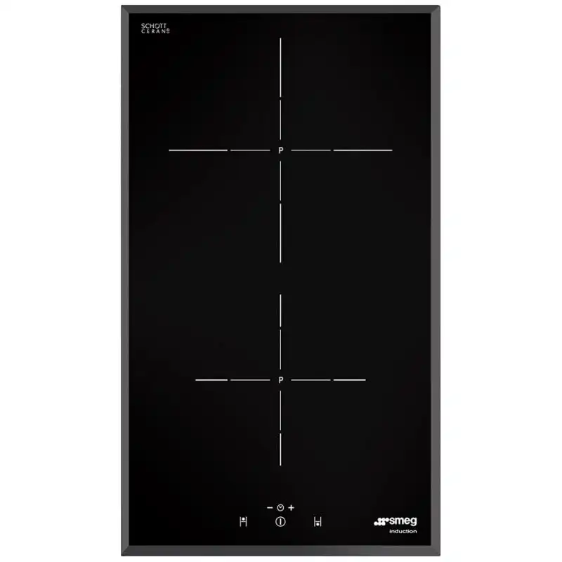 Smeg SI5322B Placa de Inducción 2 Zonas 30cm Negra
