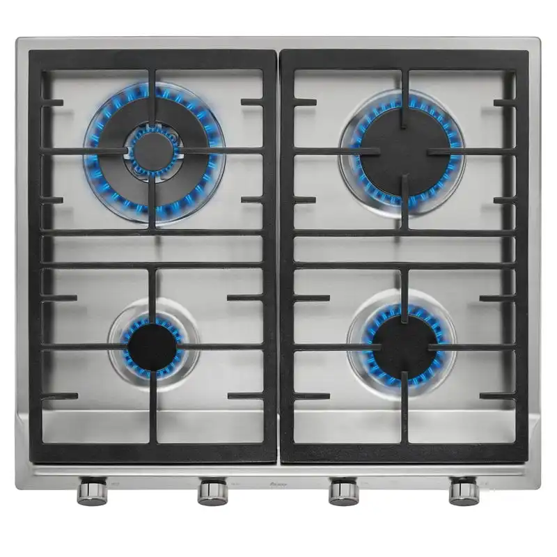 Teka EX 60.1 4G AI AL DR CI Placa de Gas 4 Zonas 58cm Acero Inoxidable