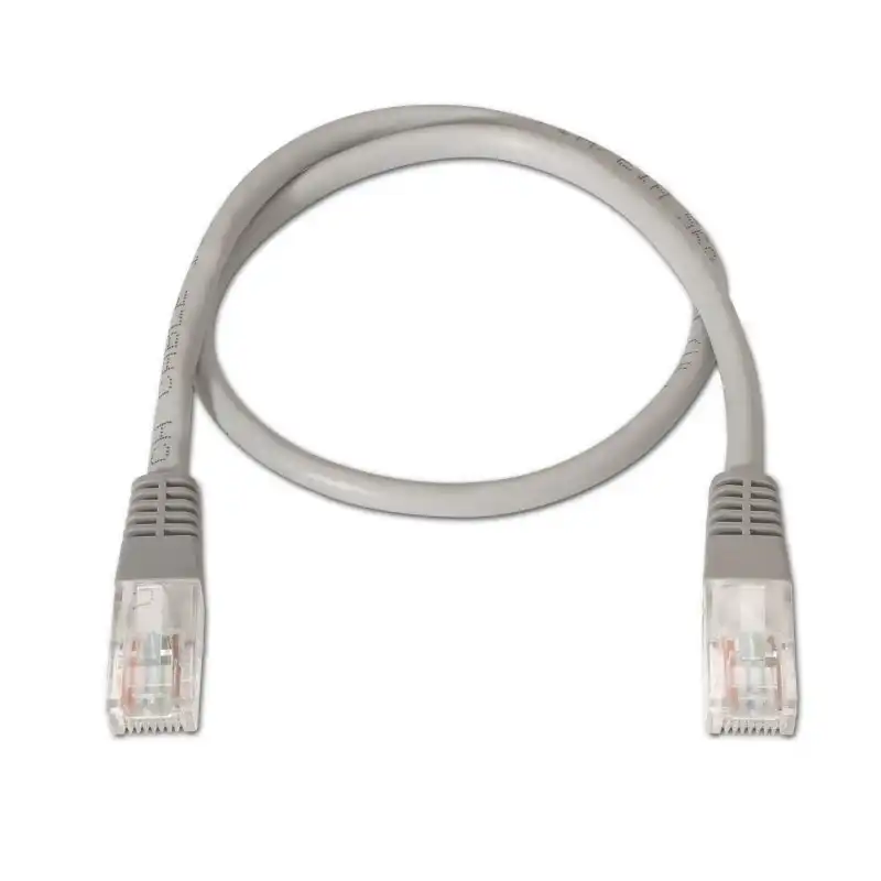 Aisens Cable de Red RJ45 UTP AWG24 Cat.6 Libre de Halógenos 1m Gris