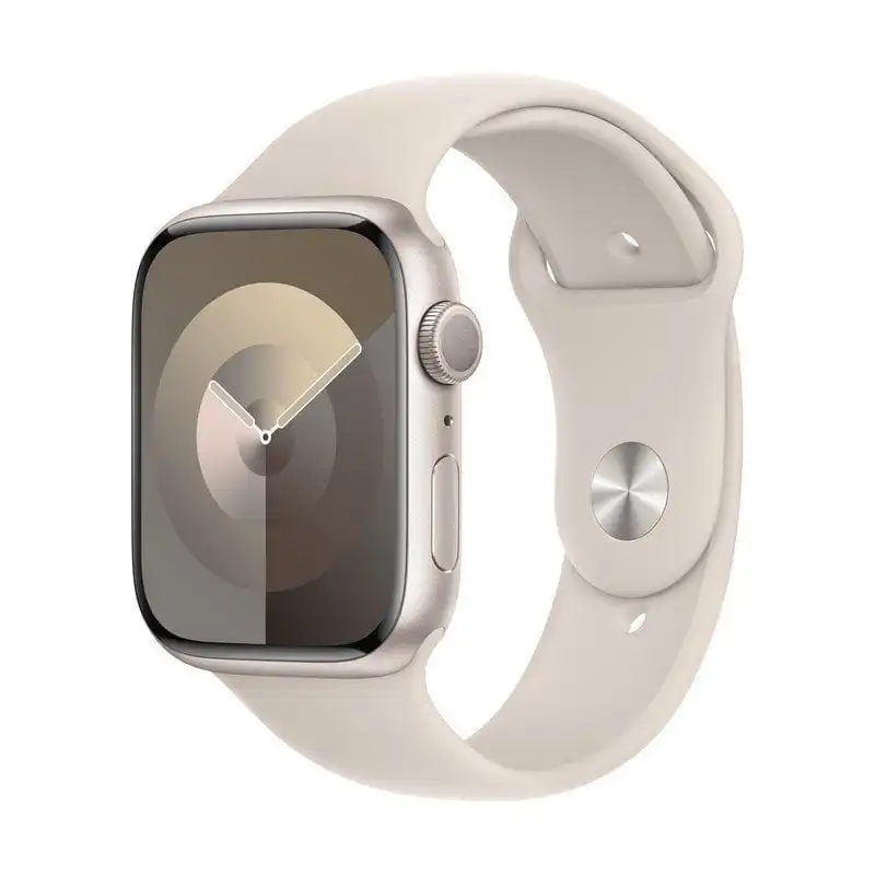 Apple Watch Series 9 GPS + Cellular 45mm Blanco Estrella Caja de Aluminio con Correa Deportiva Blanco Estrella M/L
