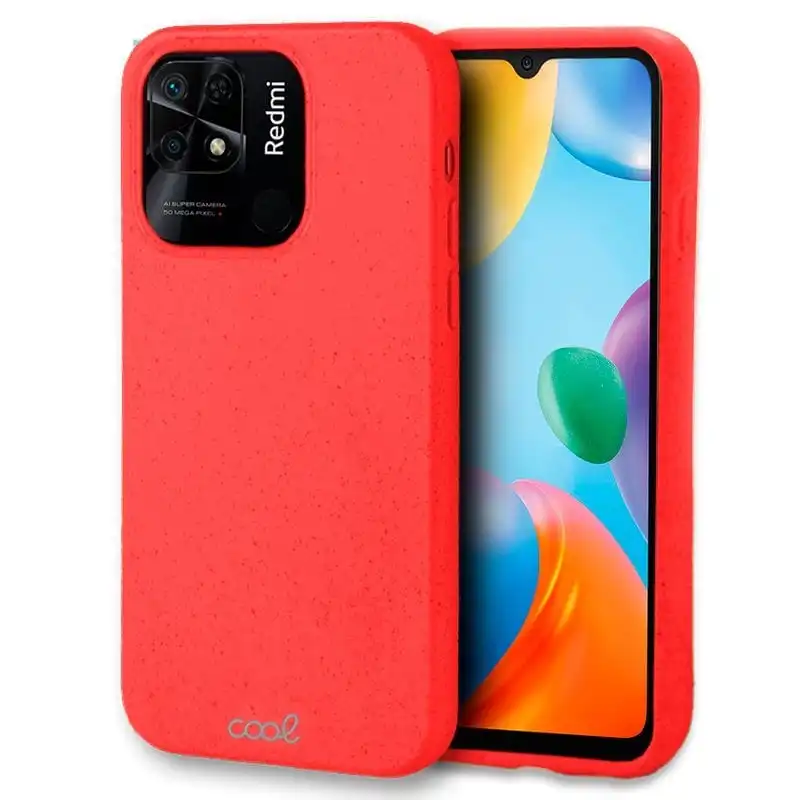 Cool Funda Eco Biodegradable Roja para Xiaomi Redmi 10C