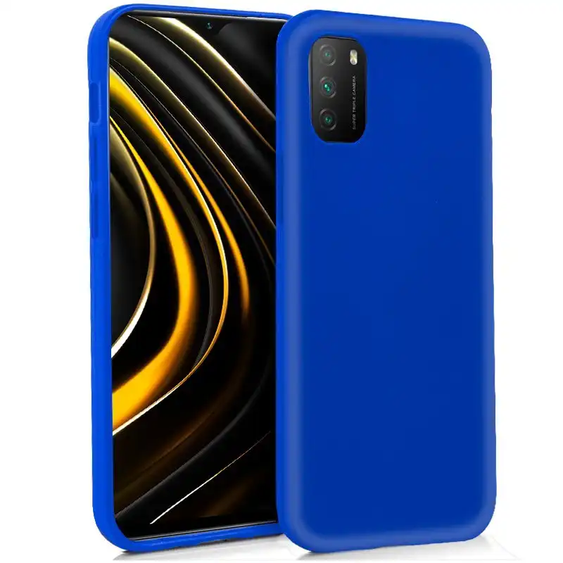 Cool Funda Silicona Azul para Xiaomi Pocophone M3 / Redmi 9T