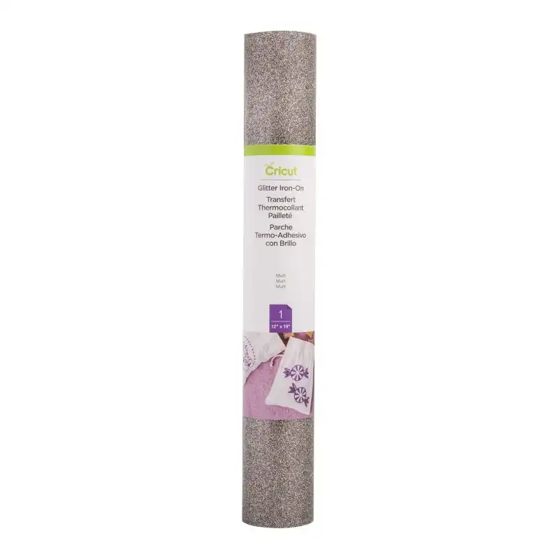 Cricut Vinilo de Transferencia de Purpurina Multicolor