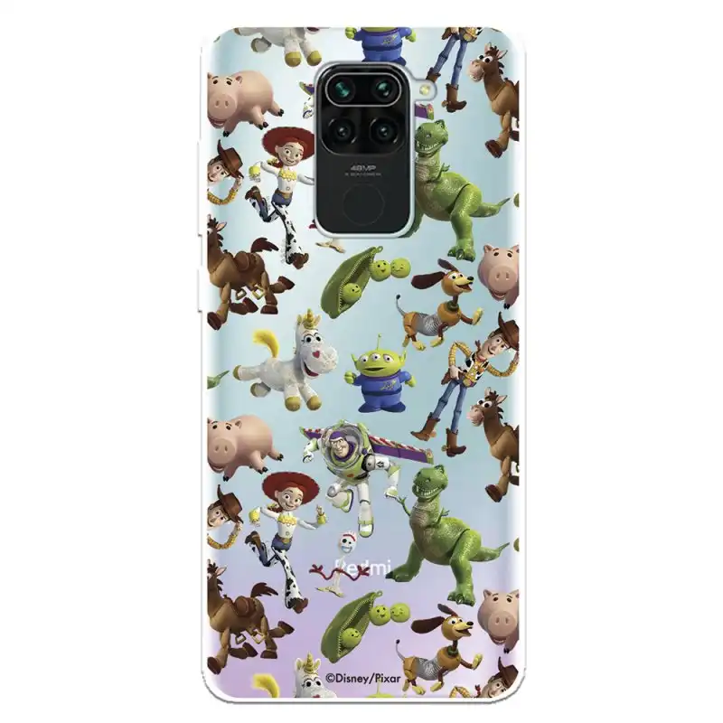 Funda Oficial de Disney Muñecos Toy Story Siluetas para Xiaomi Redmi Note 9
