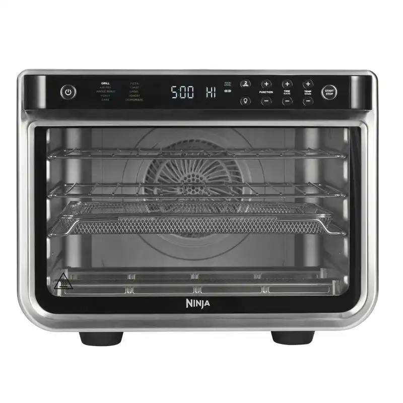 Ninja Foodi DT200EU Horno de Sobremesa Multifunción 29L 2400W Negro/Plata