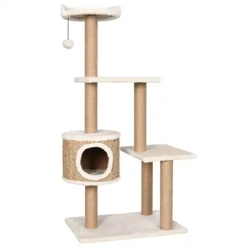 Rascador para gatos con múltiples plataformas color Beige