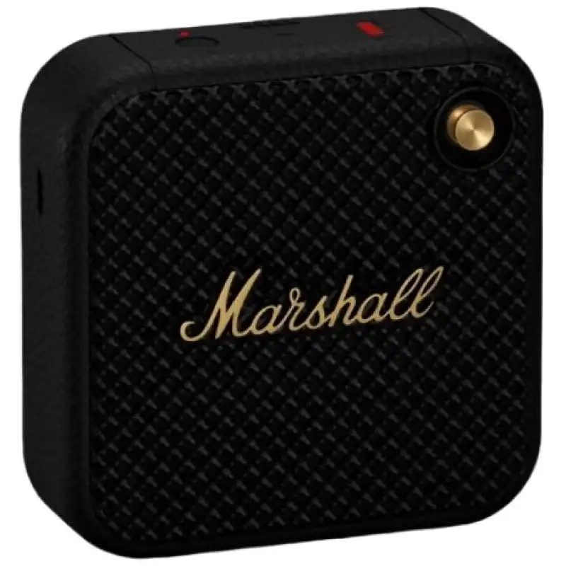 Marshall Willen Altavoces Inalámbricos Bluetooth IP67 Carga Rápida Negro