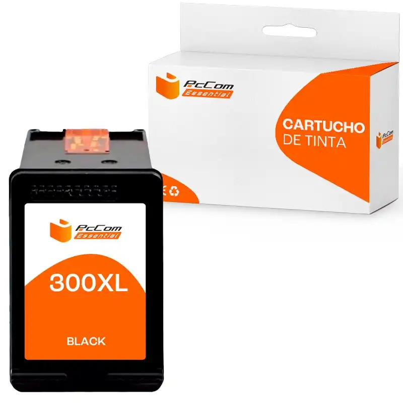 Pccom Essential HP 300XL Cartucho Tinta Compatible Negro