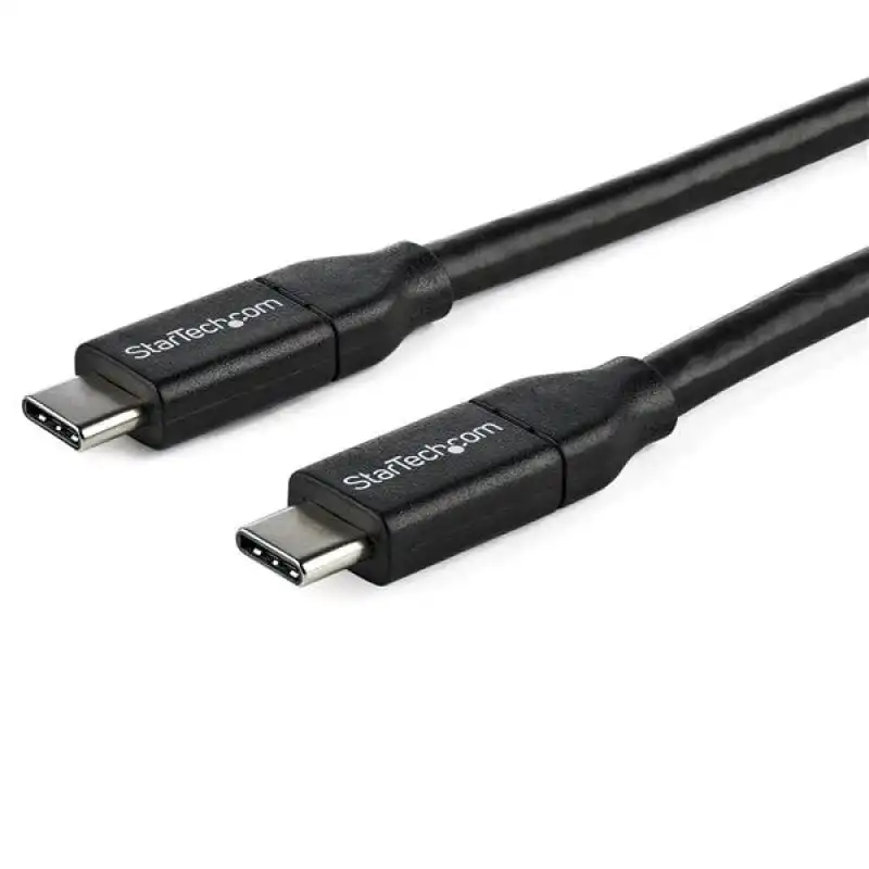 StarTech Cable USB-C con PD 5A 1m Negro