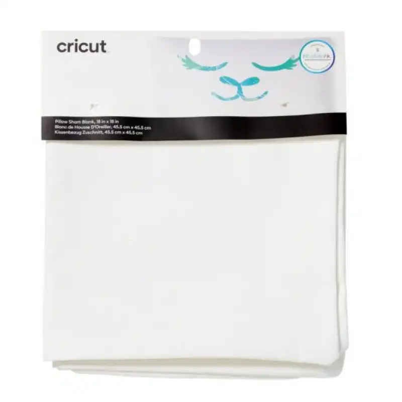 Cricut Funda de Almohada Blanca