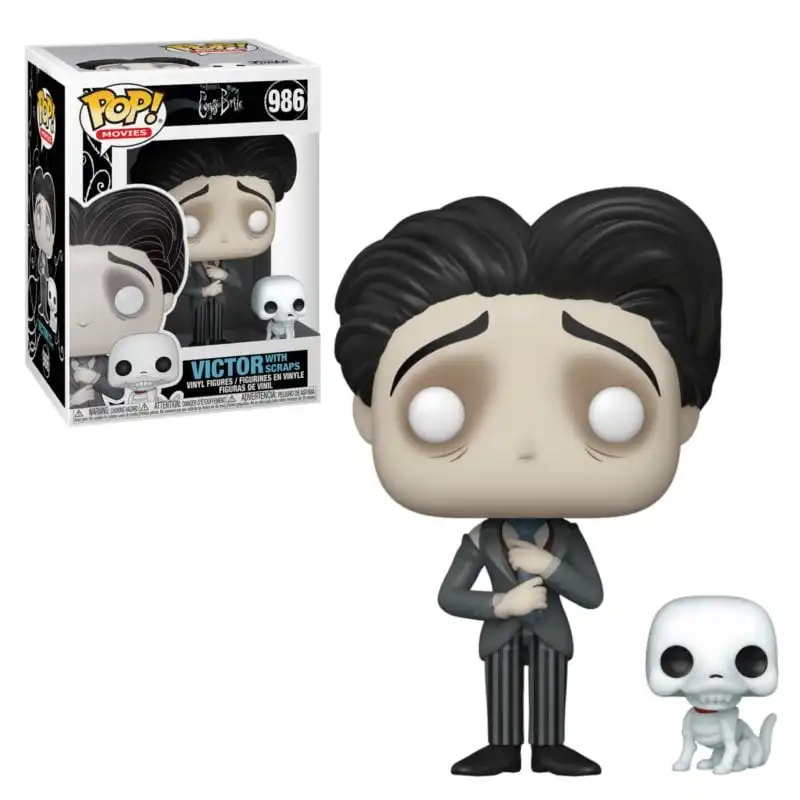 Funko Pop Movies Tim Burton La Novia Cadáver Victor con Scraps