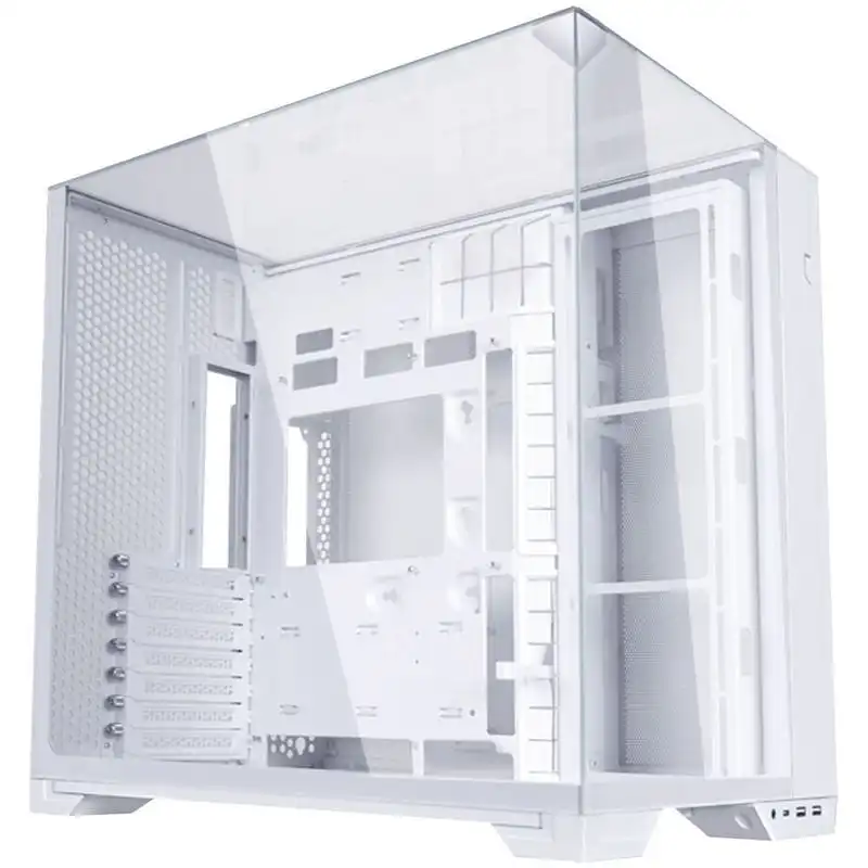 Lian-Li O11 Vision Compact Torre E-ATX Cristal Templado USB-C 3.0 Blanca