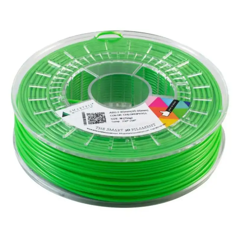 Smartfil ABS Filamento 3D Acabado Liso con Acetona 2.85mm 750g Chlorophyll