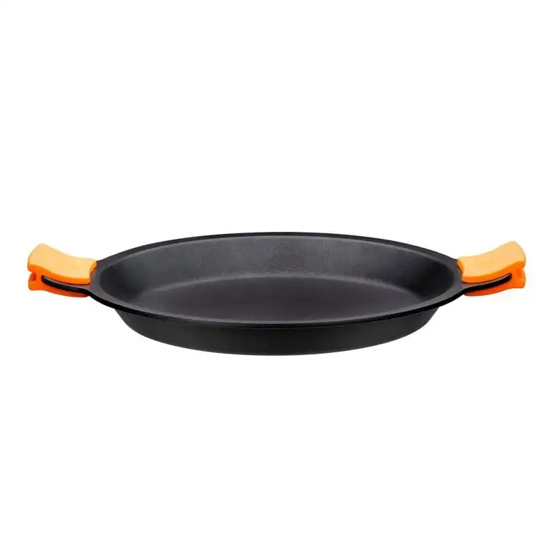 BRA Efficient Paellera Antiadherente con Asas 32cm Aluminio Fundido