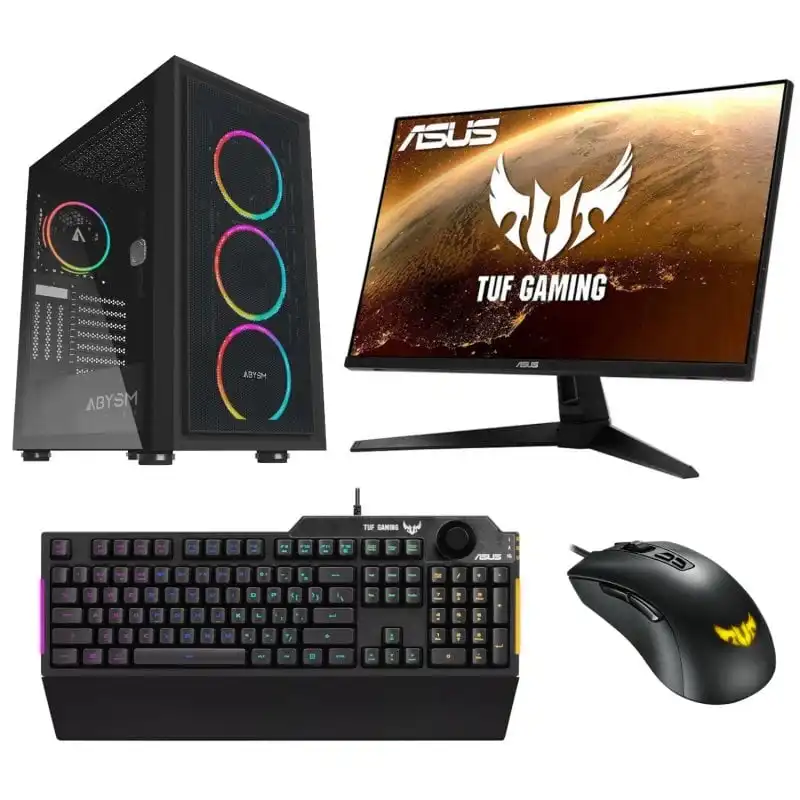 Epical-Q GPlus39 Intel Core i7-12700F/32GB/2TB SSD/RTX 4070 + Monitor 27" IPS FullHD 165Hz + Combo Asus TUF Gaming