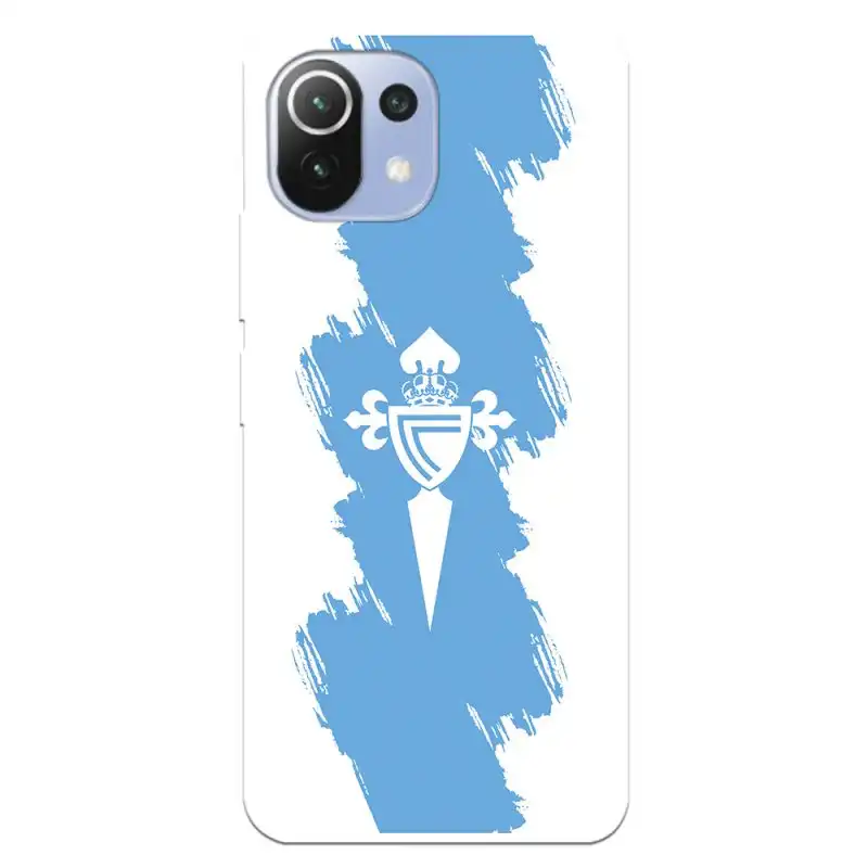 Funda del Celta Escudo Trazo Azul Licencia Oficial RC Celta para Xiaomi Mi 11 Lite