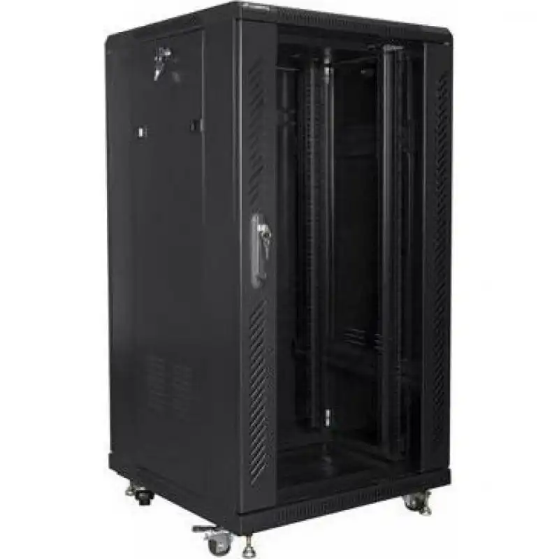Lanberg FF01-6622-12B Armario Rack 19" 22U 600x600 Negro