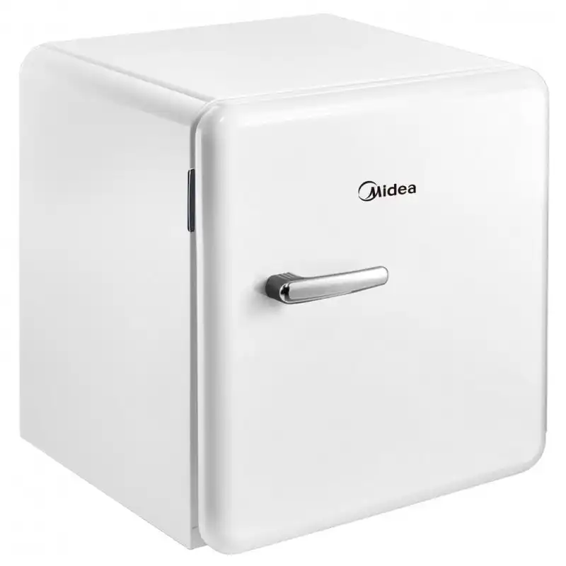 Midea MDRD86SLF01 Frigorífico una Puerta Vintage F Blanco