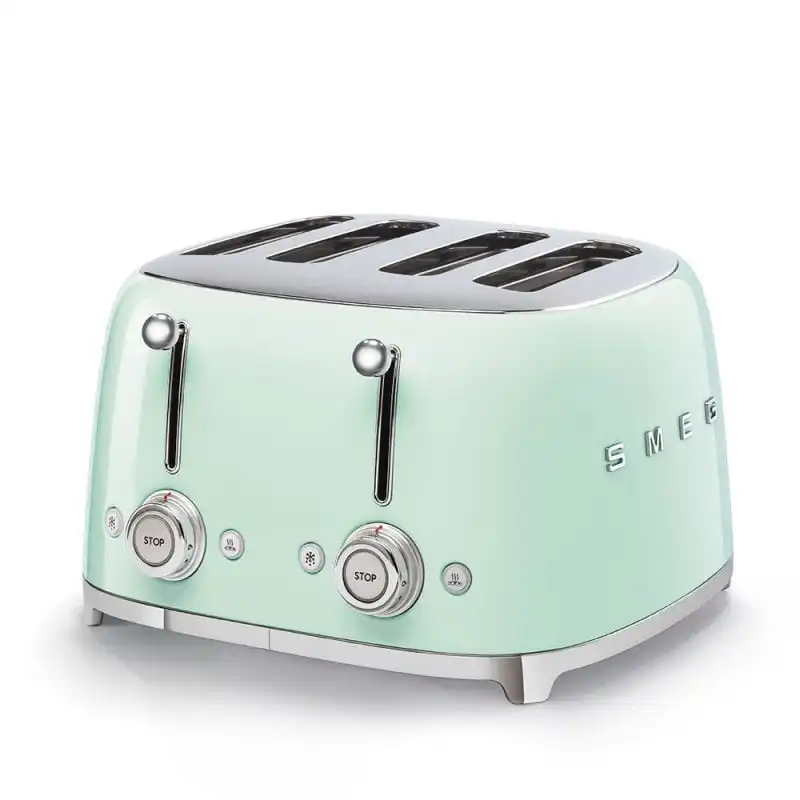 Smeg TSF03PGEU Tostador 4 Rebanadas 2000W Verde