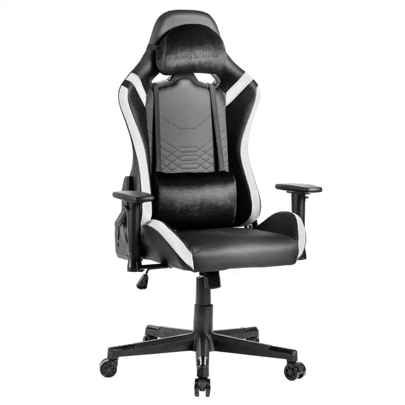 Mars Gaming MGC-Pro Cuero PU Silla Gaming Blanco