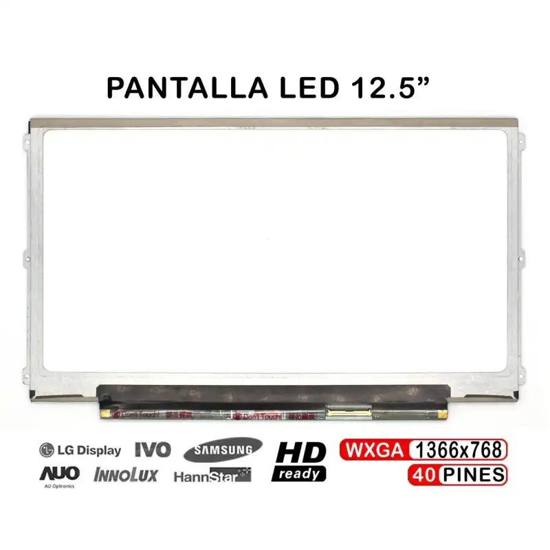 Pantalla Led De 12.5" Para Portátil Lp125wh2(sl)(b3) Lp125wh2-slb3