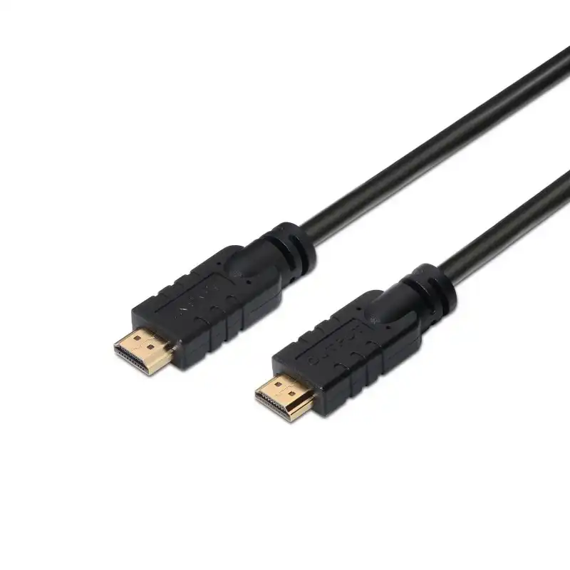 Aisens Cable HDMI 2.0 Premium 4K 60Hz 18Gbps Macho/Macho con Repetidor 15m Negro