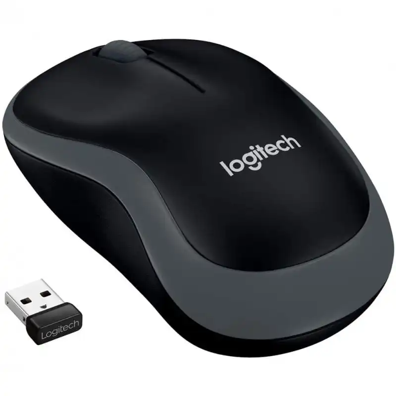 Logitech M185 Ratón Inalámbrico 2.4GHz con Mini Receptor USB, Batería 12 Meses, Ambidiestro 1000DPI