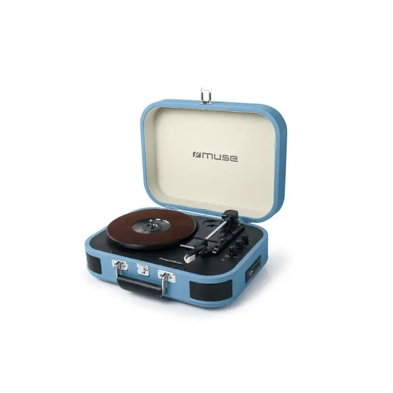 Muse MT-201 BTB Tocadiscos Azul