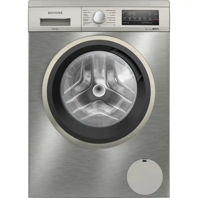 Siemens iQ500 WU14UT6XES Lavadora Carga Frontal 9Kg A Acero Inoxidable