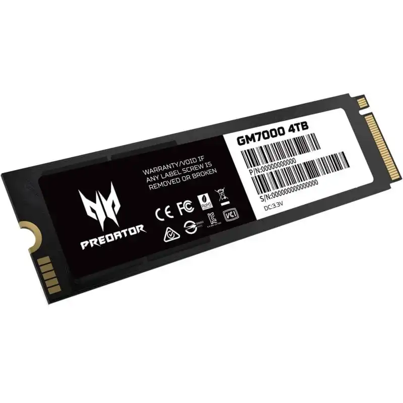 Acer Predator GM7000 4TB SSD M.2 PCIe 4.0 NVME